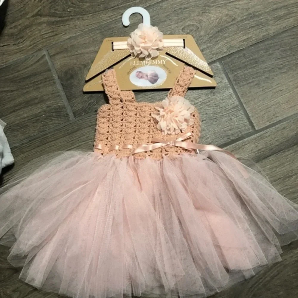 Baby’s first picture dress outfit 0-6m